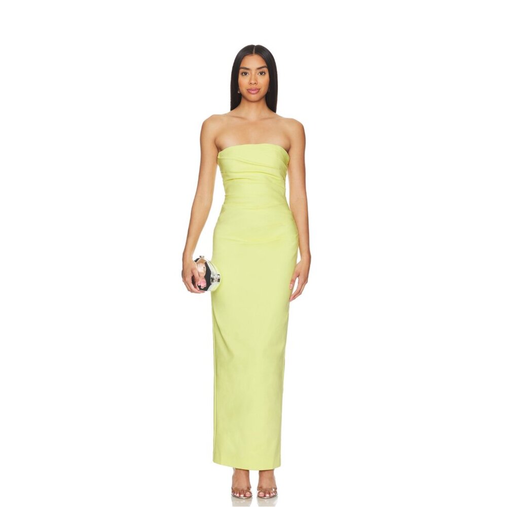 Shona Joy NWT Lani Strapless Draped Maxi Dress SIZE 4